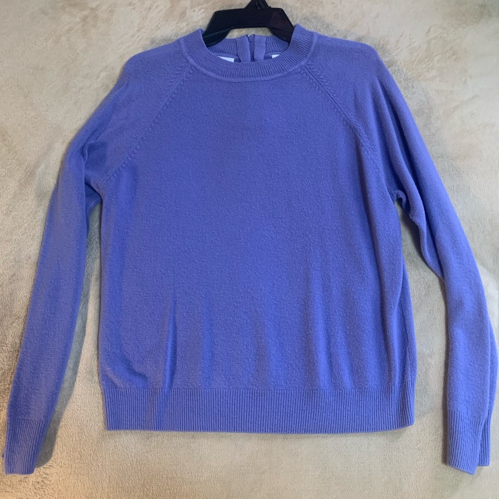 Kim Rogers Purple Crewneck Sweater
